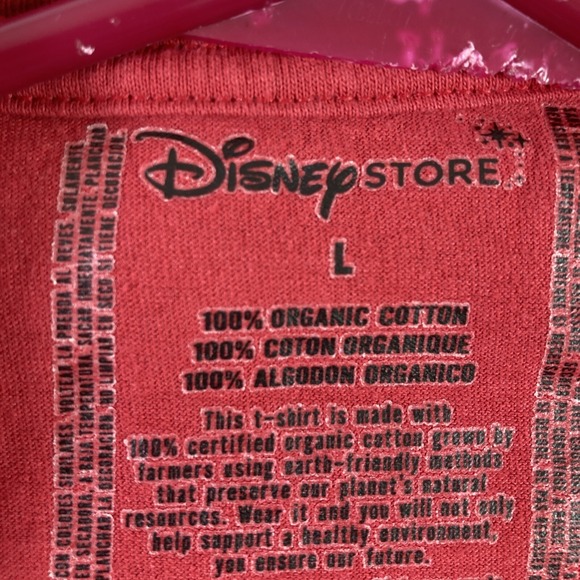 Disney Store Shirt Adult Large Red Mickey Mouse Cartoon Graphic Tee Animation - Picture 7 of 13